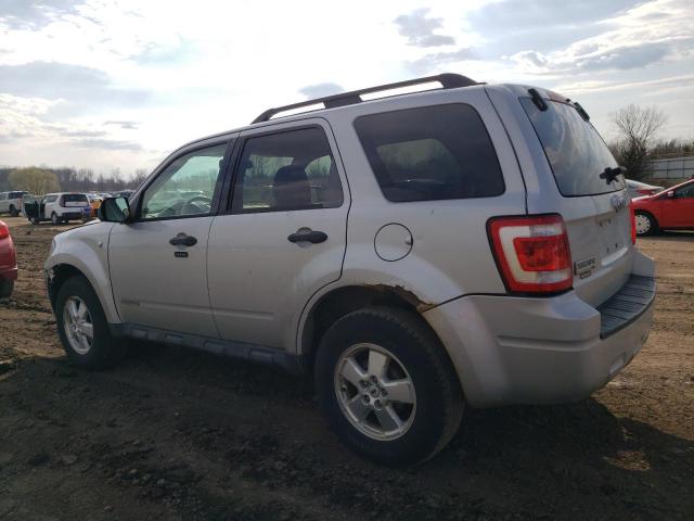 1FMCU03158KA72913 - 2008 FORD ESCAPE XLT SILVER photo 2