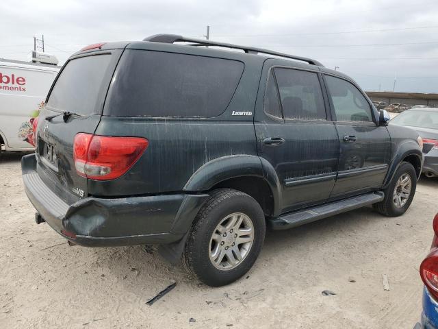 5TDZT38A97S285110 - 2007 TOYOTA SEQUOIA LIMITED GREEN photo 3