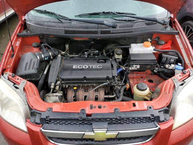 KL1TD56E09B372075 - 2009 CHEVROLET AVEO LS 红色 照片 11