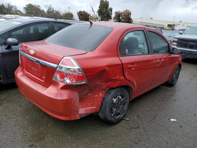 KL1TD56E09B372075 - 2009 CHEVROLET AVEO LS 红色 照片 3