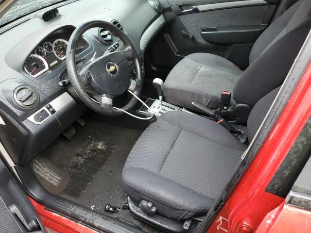 KL1TD56E09B372075 - 2009 CHEVROLET AVEO LS 红色 照片 7
