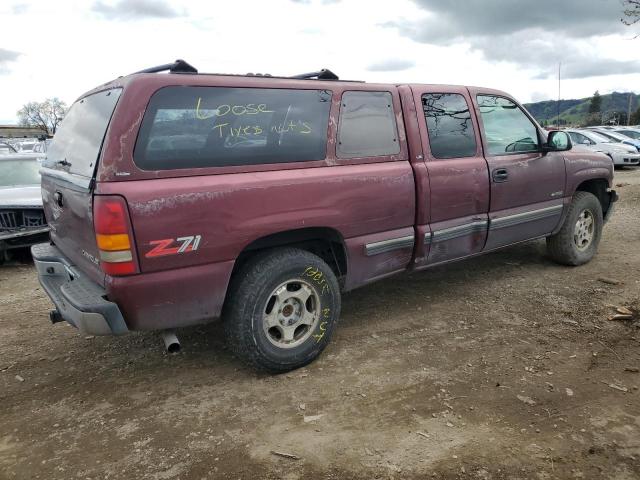 2GCEK19T2X1224369 - 1999 CHEVROLET SILVERADO K1500 BURGUNDY photo 3