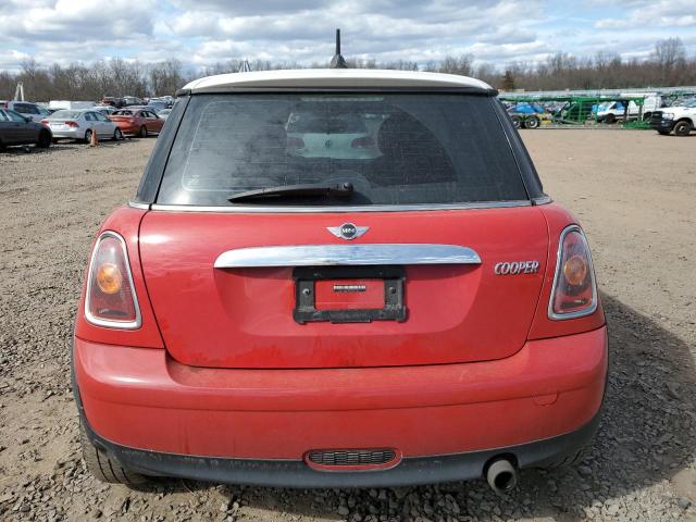 WMWMF33529TW74345 - 2009 MINI COOPER RED photo 6