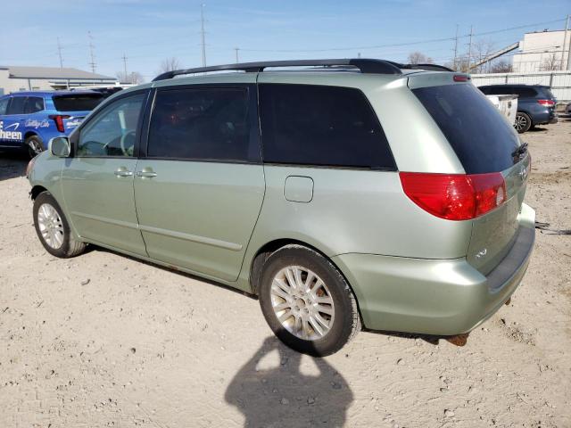 5TDZK22C98S162285 - 2008 TOYOTA SIENNA XLE GREEN photo 2