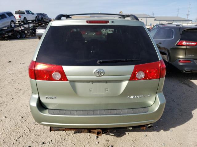 5TDZK22C98S162285 - 2008 TOYOTA SIENNA XLE GREEN photo 6