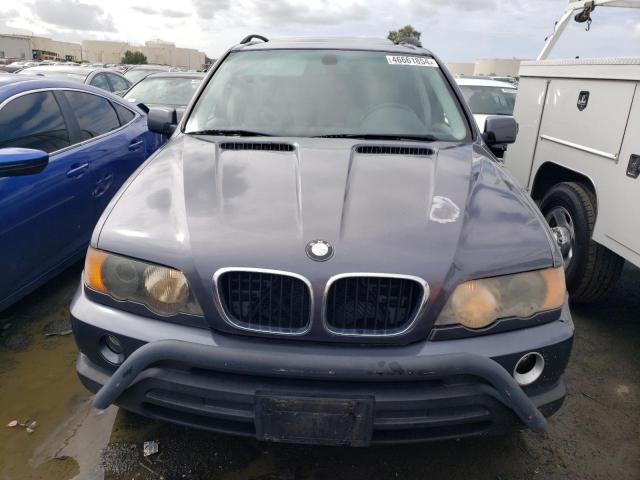 5UXFA53543LV75120 - 2003 BMW X5 3.0I BLUE photo 5