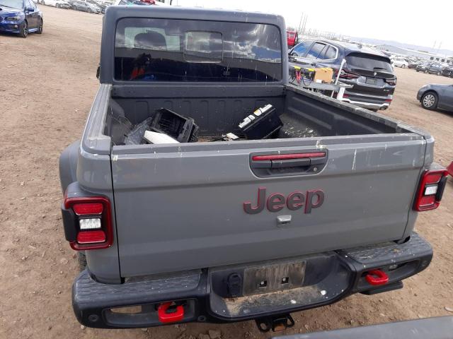 1C6JJTBG1ML603323 - 2021 JEEP GLADIATOR RUBICON GRAY photo 6