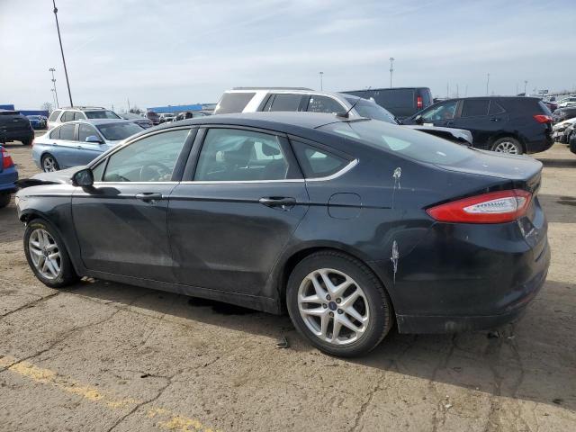 3FA6P0H71ER175460 - 2014 FORD FUSION SE BLUE photo 2