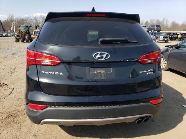 5XYZUDLA0EG200286 - 2014 HYUNDAI SANTA FE S BLACK photo 6