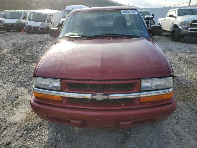 1GCCS1940XK223074 - 1999 CHEVROLET S TRUCK S10 MAROON photo 5