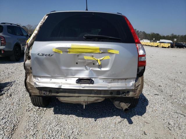 5J6RE3H5XAL005243 - 2010 HONDA CR-V EX SILVER photo 6