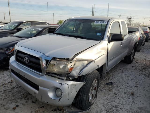 5TETU62N78Z551146 - 2008 TOYOTA TACOMA PRERUNNER ACCESS CAB SILVER photo 1