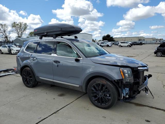 5XYP5DHC8MG140836 - 2021 KIA TELLURIDE SX GRAY photo 4