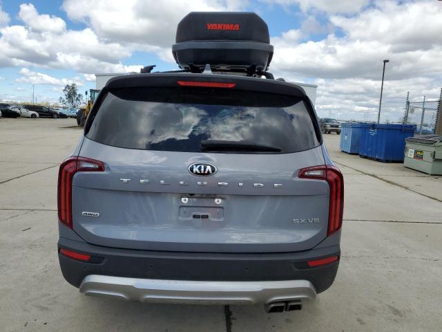 5XYP5DHC8MG140836 - 2021 KIA TELLURIDE SX GRAY photo 6