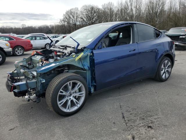 7SAYGDEE5PA196264 - 2023 TESLA MODEL Y BLUE photo 1