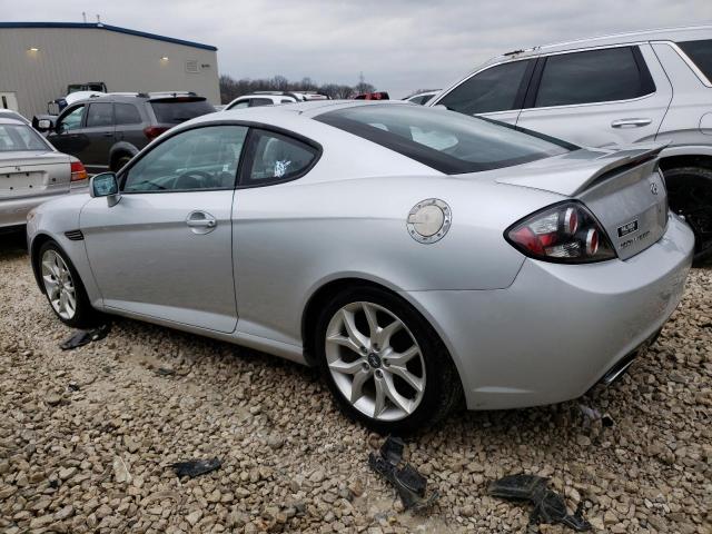 KMHHN66F97U260365 - 2007 HYUNDAI TIBURON GT SILVER photo 2