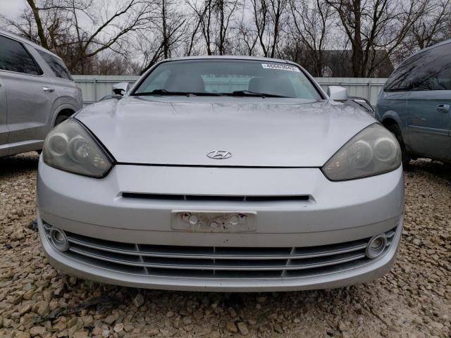 KMHHN66F97U260365 - 2007 HYUNDAI TIBURON GT SILVER photo 5