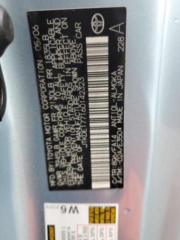 JTKDE177160142323 - 2006 TOYOTA SCION TC ლურჯი ფოტო 13