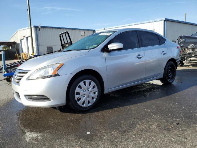 3N1AB7APXEY213511 - 2014 NISSAN SENTRA S SILVER photo 1