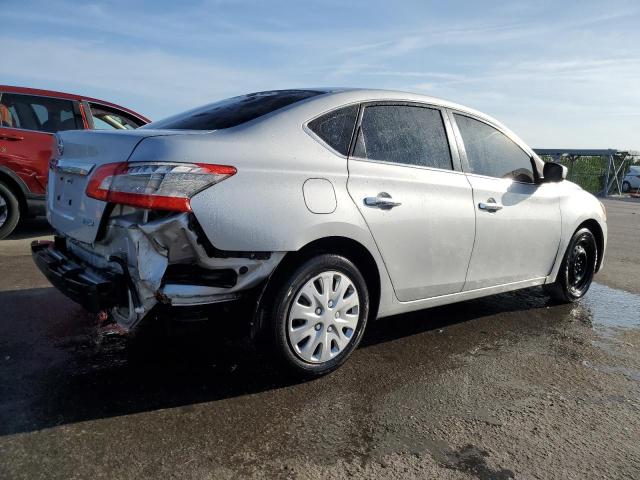 3N1AB7APXEY213511 - 2014 NISSAN SENTRA S SILVER photo 3