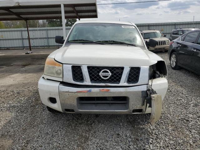 1N6BA06A88N342135 - 2008 NISSAN TITAN XE WHITE photo 5