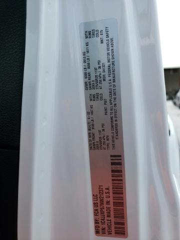 1C4JJXP67NW212371 - 2022 JEEP WRANGLER U SAHARA 4XE WHITE photo 12