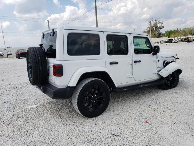 1C4JJXP67NW212371 - 2022 JEEP WRANGLER U SAHARA 4XE WHITE photo 3