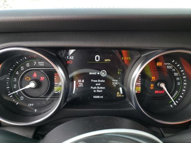 1C4JJXP67NW212371 - 2022 JEEP WRANGLER U SAHARA 4XE WHITE photo 9