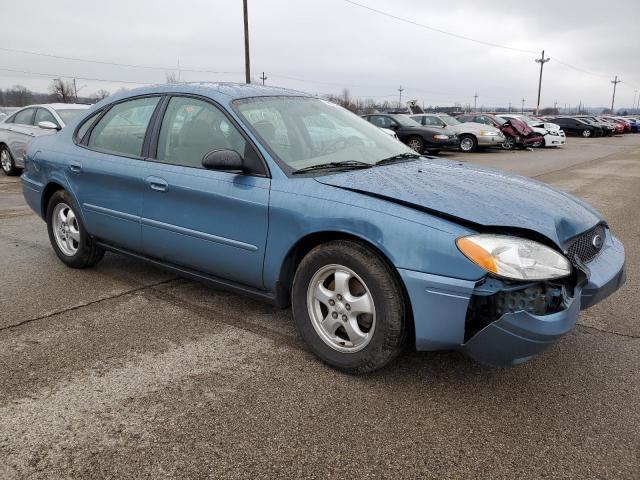 1FAFP53U26A179412 - 2006 FORD TAURUS SE BLUE photo 4