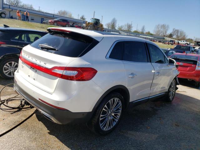 2LMTJ6LR7GBL57028 - 2016 LINCOLN MKX RESERVE WHITE photo 3