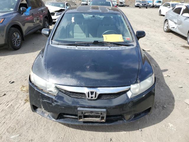 2HGFA16539H521031 - 2009 HONDA CIVIC LX BLACK photo 5