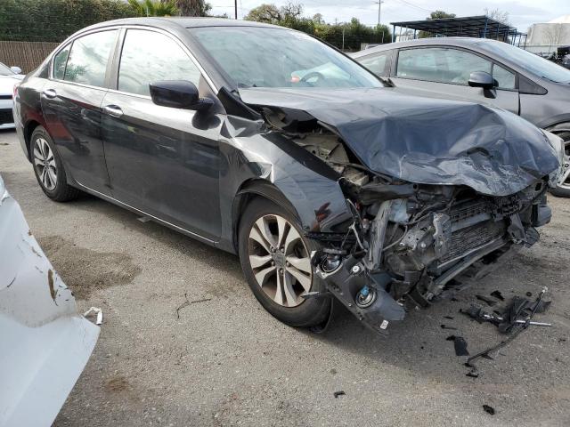 1HGCR2F38EA258222 - 2014 HONDA ACCORD LX BLACK photo 4