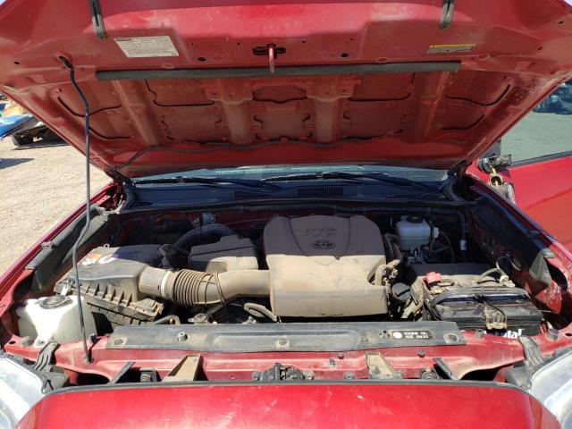 5TFCZ5AN4HX100891 - 2017 TOYOTA TACOMA DOUBLE CAB RED photo 11