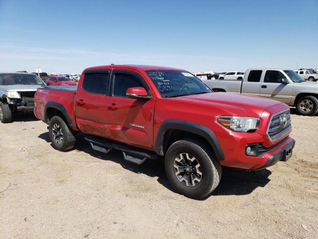 5TFCZ5AN4HX100891 - 2017 TOYOTA TACOMA DOUBLE CAB RED photo 4