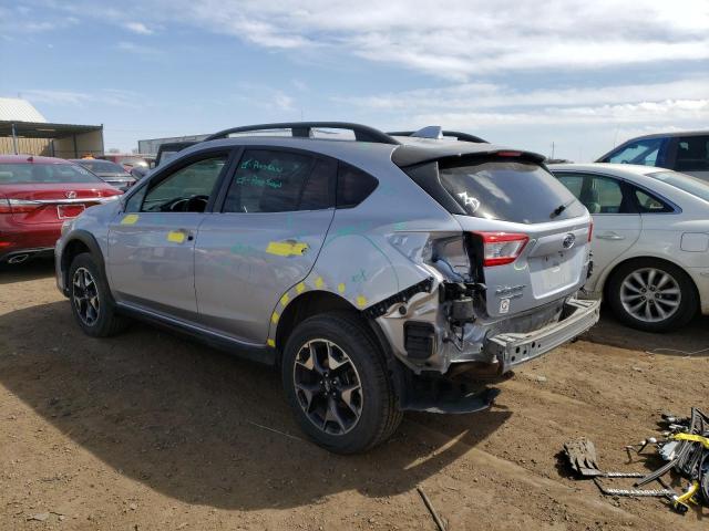 JF2GTAEC8KH328593 - 2019 SUBARU CROSSTREK PREMIUM SILVER photo 2