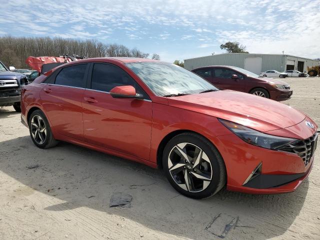 KMHLP4AG8MU101650 - 2021 HYUNDAI ELANTRA LIMITED RED photo 4