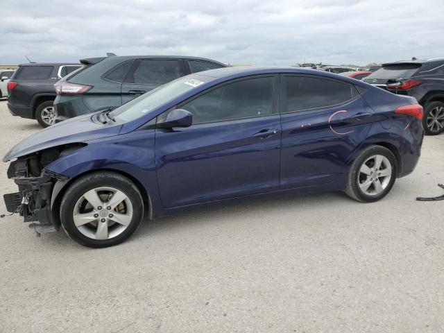 5NPDH4AE1CH100403 - 2012 HYUNDAI ELANTRA GLS BLUE photo 1