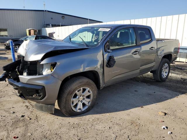 1GCGTCEN0M1141193 - 2021 CHEVROLET COLORADO LT GRAY photo 1