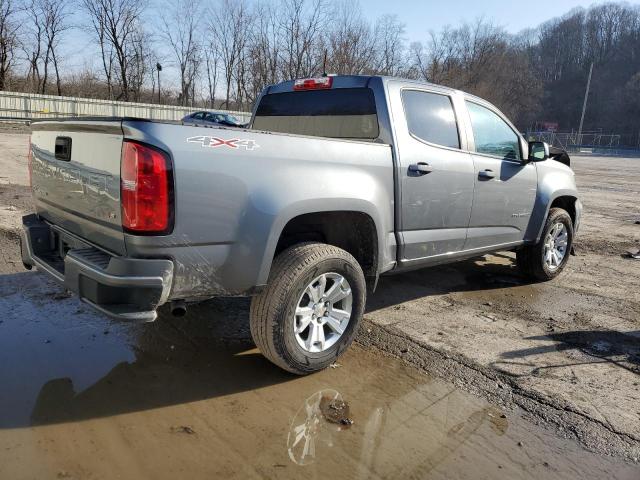 1GCGTCEN0M1141193 - 2021 CHEVROLET COLORADO LT GRAY photo 3