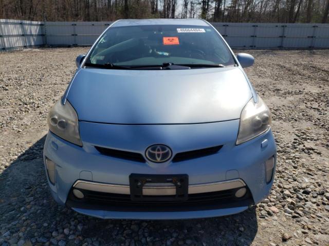 JTDKN3DP8C3011026 - 2012 TOYOTA PRIUS PLUG BLUE photo 5