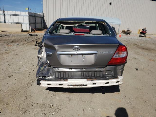 4T1BE32K42U586705 - 2002 TOYOTA CAMRY LE GRAY photo 6