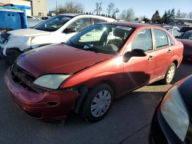 1FAFP34N75W153837 - 2005 FORD FOCUS ZX4 RED photo 1