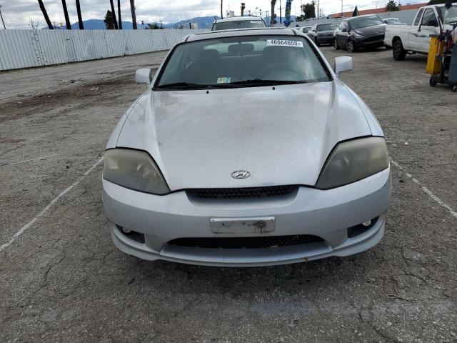 KMHHM65D46U191358 - 2006 HYUNDAI TIBURON GS SILVER photo 5