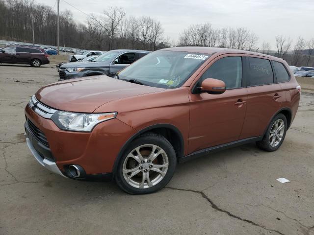 JA4AZ3A38FZ009323 - 2015 MITSUBISHI OUTLANDER SE ORANGE photo 1