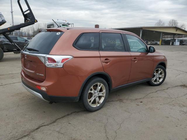 JA4AZ3A38FZ009323 - 2015 MITSUBISHI OUTLANDER SE ORANGE photo 3