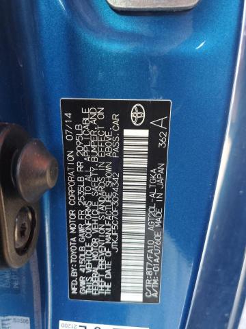 JTKJF5C70F3094342 - 2015 TOYOTA SCION TC BLUE photo 13