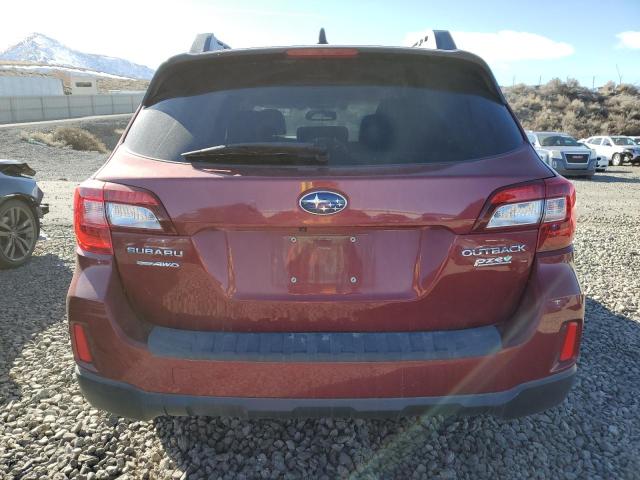 4S4BSANC3G3299855 - 2016 SUBARU OUTBACK 2.5I LIMITED RED photo 6