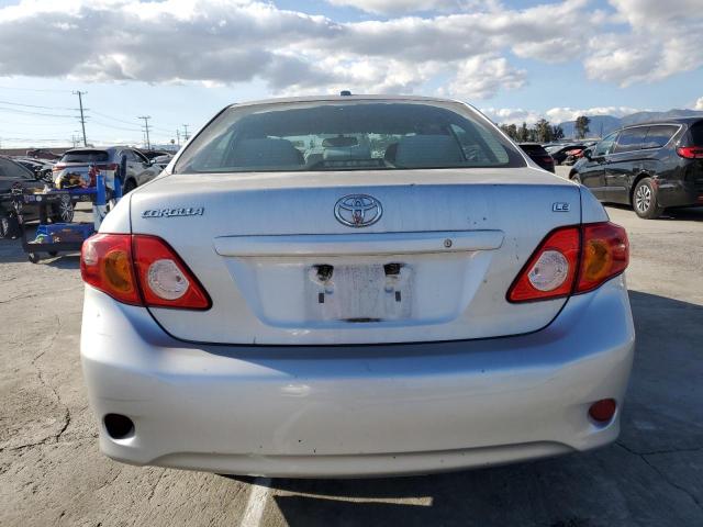 1NXBU40E89Z064059 - 2009 TOYOTA COROLLA BASE SILVER photo 6