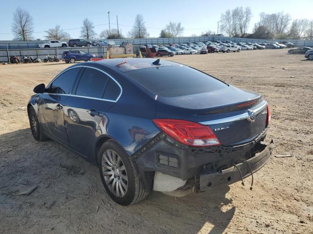 W04GP5EC3B1013973 - 2011 BUICK REGAL CXL BLUE photo 2