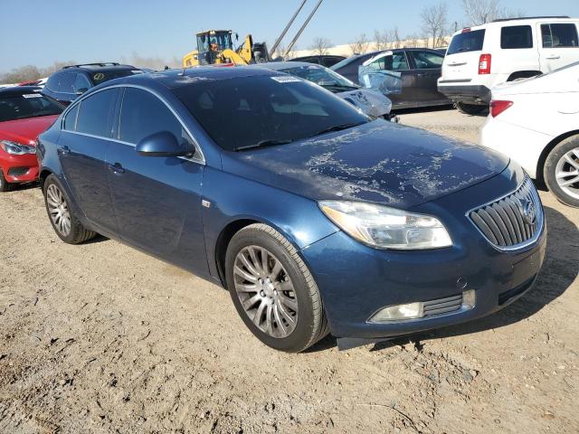 W04GP5EC3B1013973 - 2011 BUICK REGAL CXL BLUE photo 4